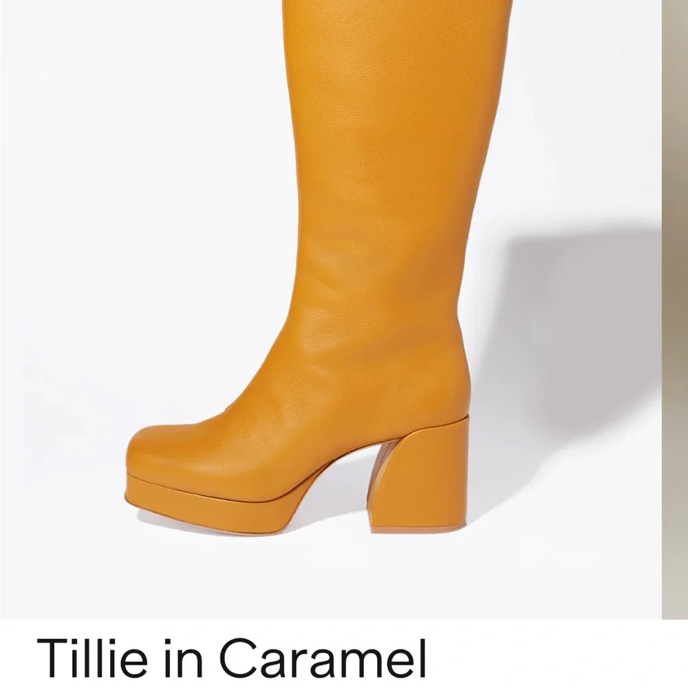 Tillie boots in Carmel from Charlotte Stone - size 9 - Picture 2 of 5